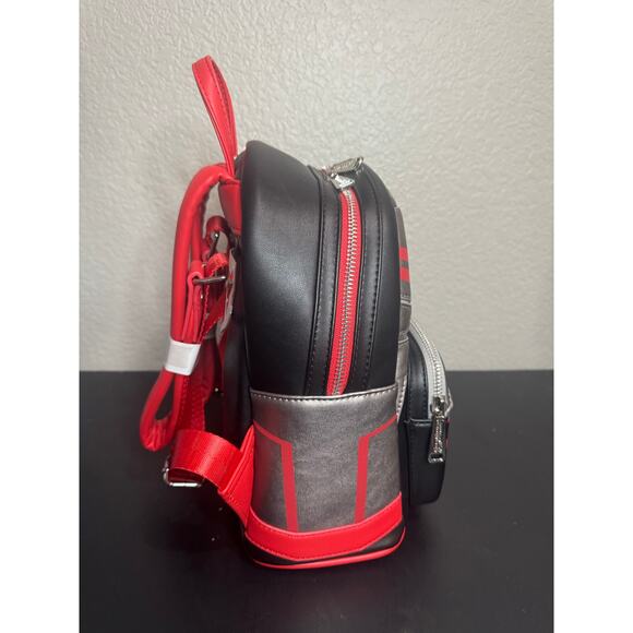 Loungefly Disney Marvel Falcon Folding Wings Cosplay Mini Backpack Bag NWT main image 6